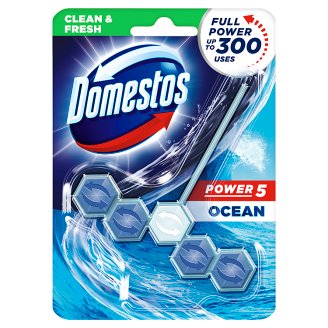 DOMESTOS Power5 Toilet Rimblock Ocean 55 g