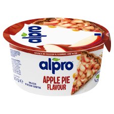 Alpro Apple Pie Flavoured Fermented Soy Product with Added Calcium and Vitamins 150 g