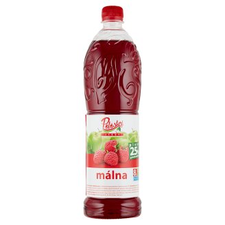Pölöskei málna ízű szörp cukorral és édesítőszerrel 1 l