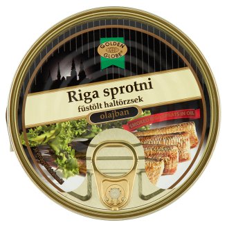 Golden Globe Riga sprotni füstölt haltörzsek olajban 160 g