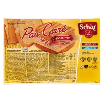 Schär Pan Carré gluténmentes szeletelt kenyér 2 x 200 g