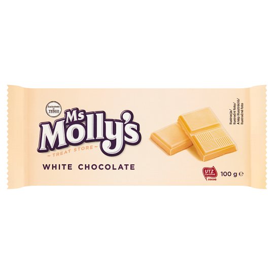 Ms Molly's White Chocolate 100 g Tesco Online, Tesco From Home, Tesco