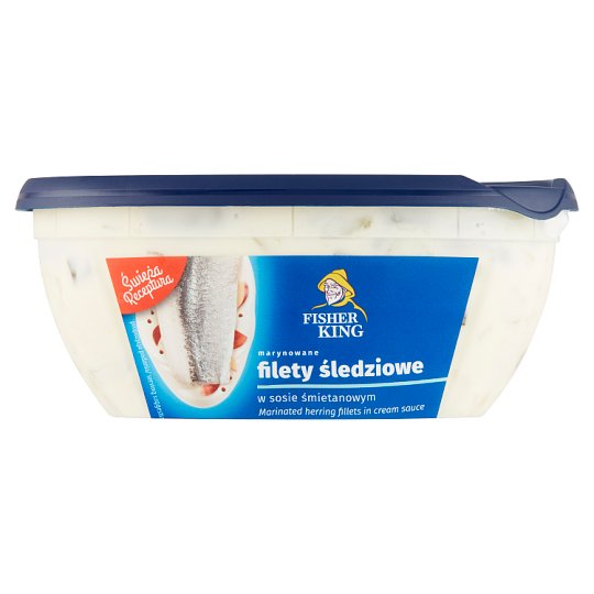 Fisher King heringfilé tejfölös szószban 280 g