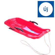 Turbo Red Plastic Sleigh with Brake