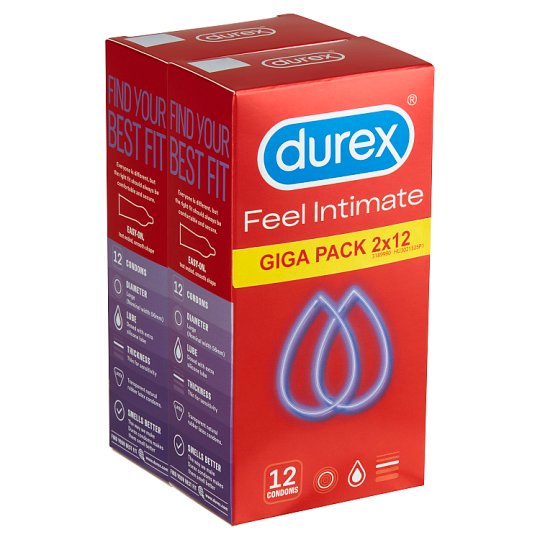 Durex Feel Intimate Condoms 24 pcs Tesco Online, Tesco From Home