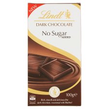 Lindt étcsokoládé édesítőszerekkel 100 g