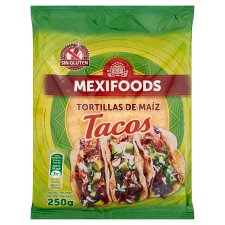 Mexifoods Tacos tortilla kukoricalisztből 10 db 250 g