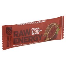 bombus Raw Energy Cocoa & Cocoa Beans gyümölcs szelet 50 g