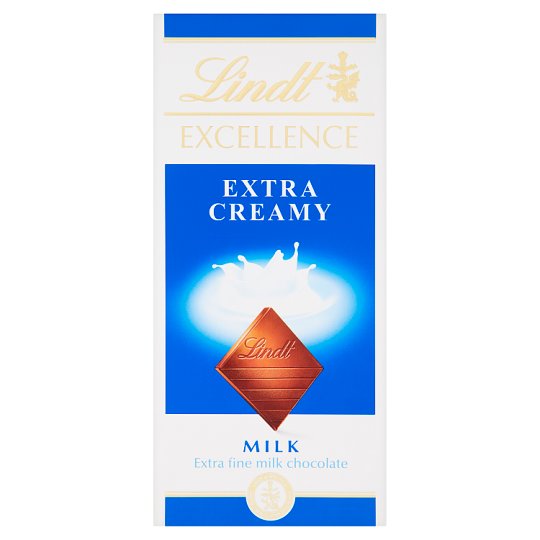 Lindt Excellence extra finom tejcsokoládé 100 g