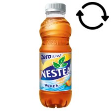 Nestea Zero őszibarack ízű cukormentes tea üdítőital édesítőszerekkel 0,5 l