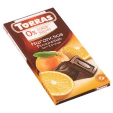 Torras narancsos étcsokoládé édesítőszerrel 75 g