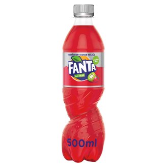 Fanta Zero eper-kivi ízű szénsavas energiamentes üdítőital édesítőszerekkel 500 ml