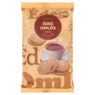 Tesco édes omlós keksz 180 g