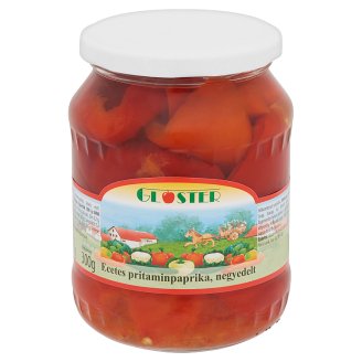 Gloster negyedelt ecetes pritaminpaprika 680 g
