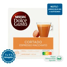 NESCAFÉ Dolce Gusto Cortado Espresso Macchiato Milk Powder - Instant Coffee Capsules 16 pcs 100,8 g