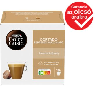 Nescafé Dolce Gusto Cortado Espresso Macchiato tejpor azonnal oldodó kávéval 16 db 100,8 g