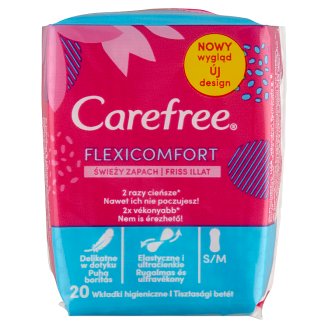 Carefree FlexiComfort tisztasági betét friss illattal 20 db