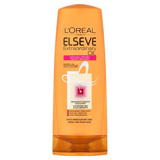 L'Oréal Paris Elseve Extraordinary Oil tápláló balzsam száraz, fakó, durva hajra 400 ml