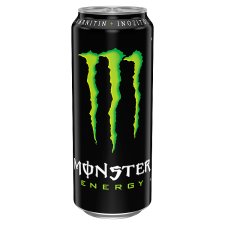 Monster Energy szénsavas ital koffeinnel, B-vitaminokkal, cukrokkal és édesítőszerekkel 500 ml