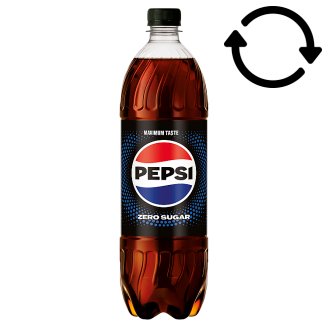 Pepsi Black colaízű energiamentes szénsavas üdítőital édesítőszerekkel 1 l