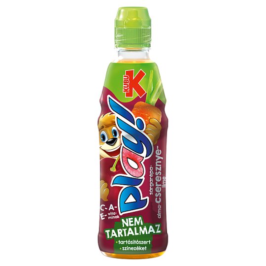 Kubu Play! sárgarépa-alma-cseresznye-lime ital 400 ml