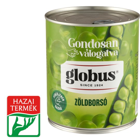 Globus finom zöldborsó 800 g