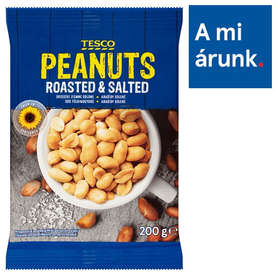 Tesco Roasted And Salted Peanuts 200 G Tesco Groceries