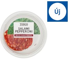 Tesco Pepperoni szeletelt szalámi 50 g