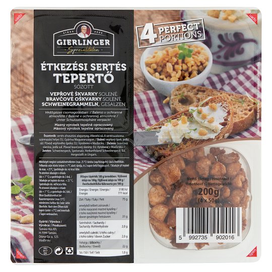 Gierlinger's Salted Greaves 4 x 50 g (200 g)