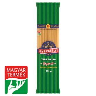 Gyermelyi Vita Pasta spagetti durum száraztészta 500 g