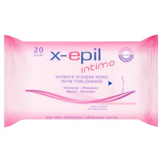 X-Epil Intimo intim törlőkendő 20 db