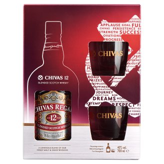 Chivas Regal Scotch Whisky + 2 Glasses 40% 0,7 l - Tesco