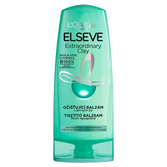 L'Oréal Paris Elseve Extraordinary Clay tisztító balzsam normál, gyorsan zsírosodó hajra 400 ml