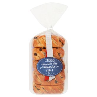 Tesco briós csokoládédarabokkal 10 db 350 g