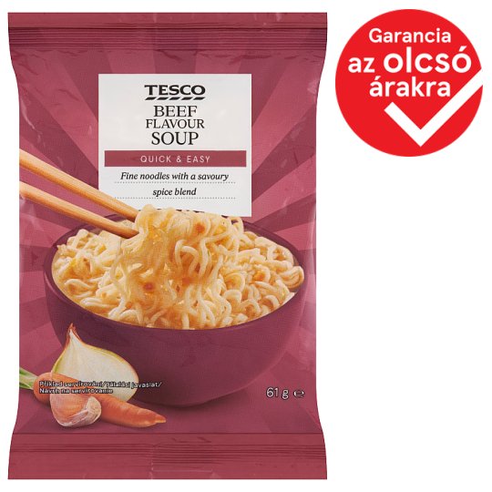 Tesco Beef Flavour Soup 61 g