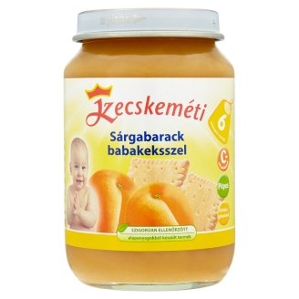 Kecskeméti sárgabarack babakeksszel 6 hónapos kortól 190 g