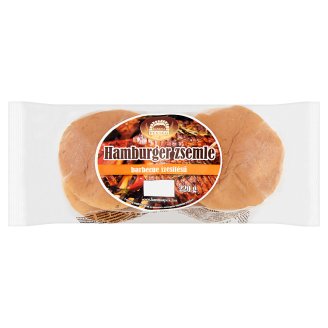 Kanizsa Pékség barbecue ízesítésű hamburger zsemle 220 g