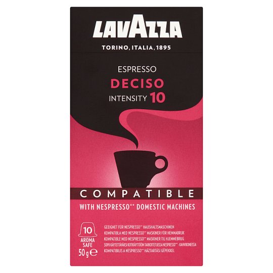 Lavazza Deciso Ground Roasted Coffee Capsules 10 x 5 g