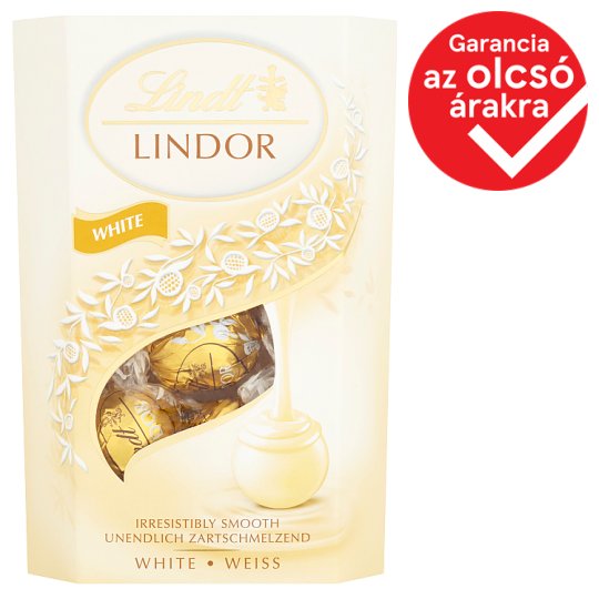 Lindt Lindor White Chocolate Praline With Irresistibly Smooth Filling 200 G Tesco Online 5441