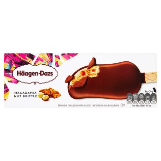 Häagen-Dazs vanília jégkrém Belga csokoládébevonattal és macadamia dió darabokkal 80 ml
