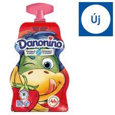 Danone Danonino élőflórás eper-banánízű joghurt hozzáadott kalciummal és D-vitaminnal 70 g