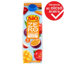 Sió Zero% Added Sugar Apple-Passion Fruit-Mango Fruit Drink 1 l