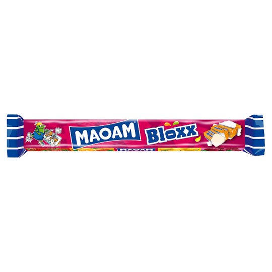 Maoam Bloxx olvadó rágóbonbon részben kóla ízesítéssel 5 db 110 g