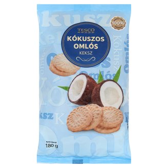 Tesco kókuszos omlós keksz 180 g