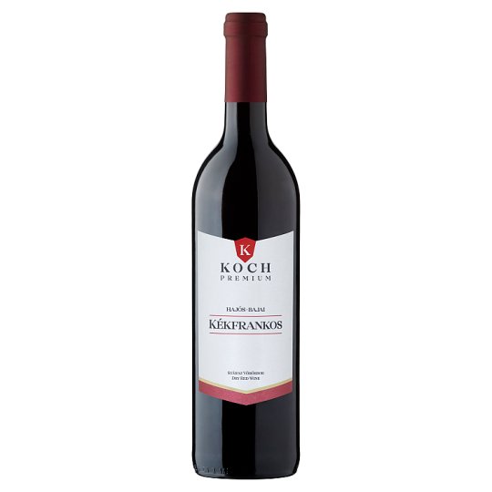 Koch Premium Hajós-Bajai Kékfrankos Dry Red Wine 0,75 l