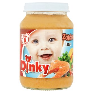 Dinky gluténmentes zöldséges lazac bébiétel 5 hónapos kortól 190 g