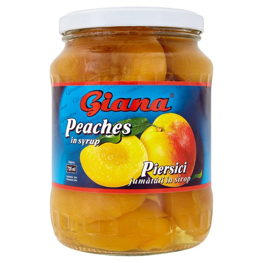 Giana őszibarack enyhén cukrozott lében 700 g