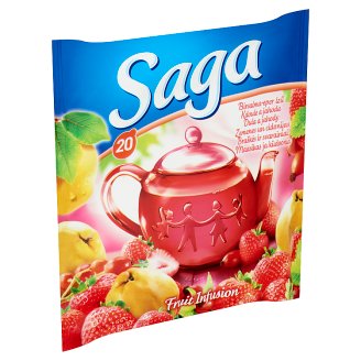 Saga birsalma-eper ízű gyümölcstea 20 filter