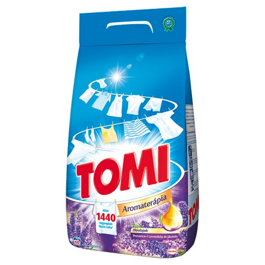 Tomi Aromaterápia Essential Oils Provence Lavender and Jasmine Powder Detergent 60 Washes 4,2 kg