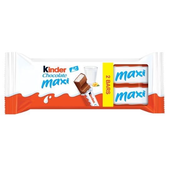 Kinder Chocolate Maxi Milk Chocolate Bar Filled with Milky Cream 42 g